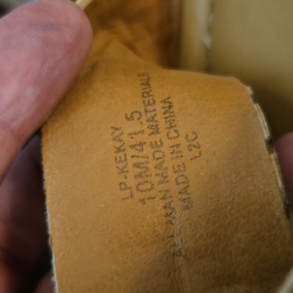 Lucky Brand Tan Beaded Women's Sandals - Picture 8 of 8